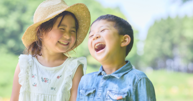 楽しんでいる子ども