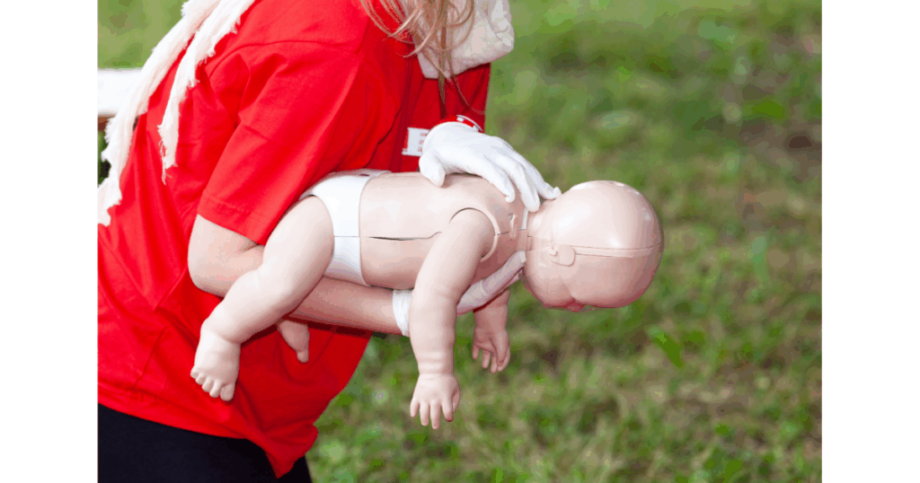 窒息している子どもの対応